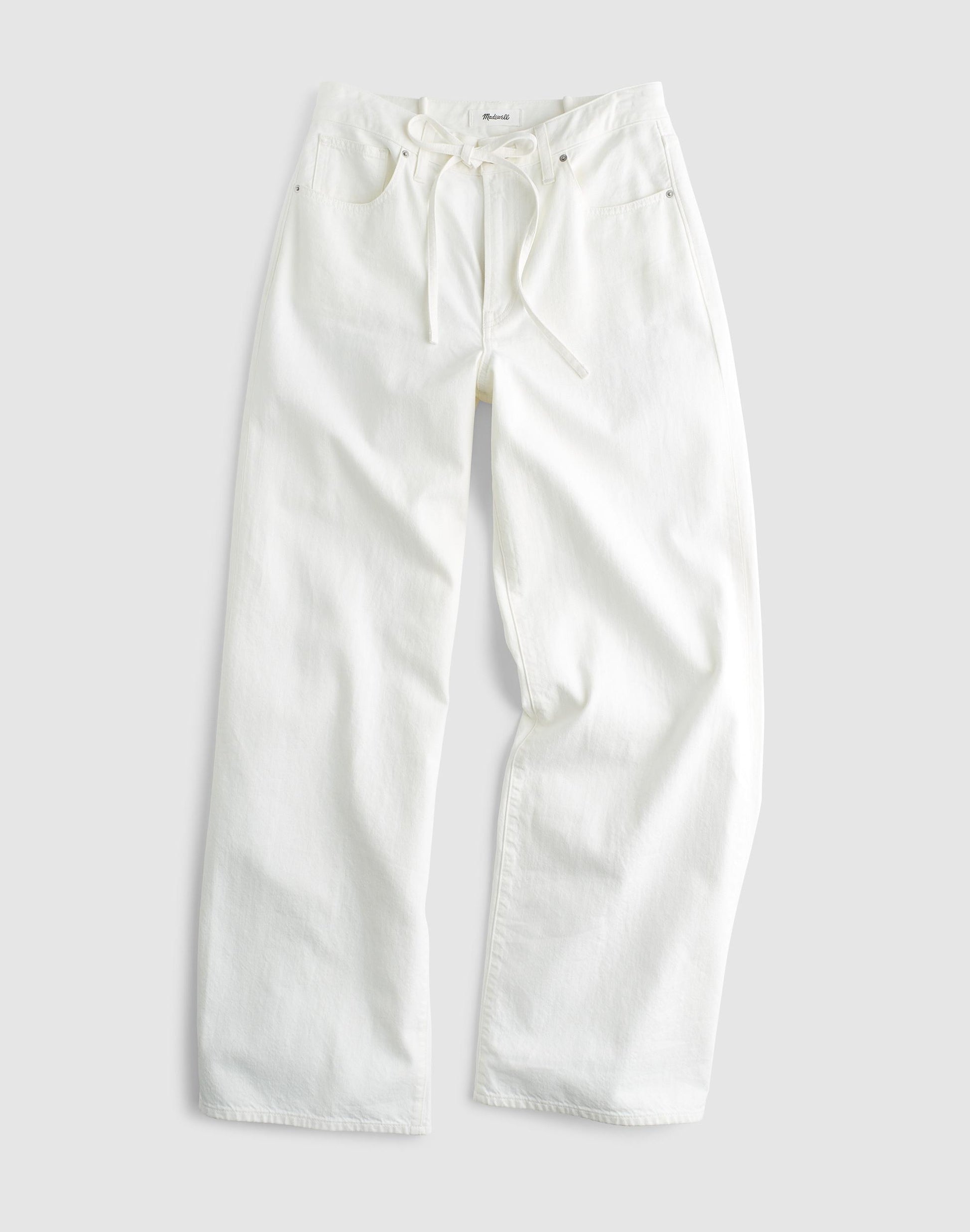 The Curvy Ultimate Wide-Leg Jean Tile White | Madewell