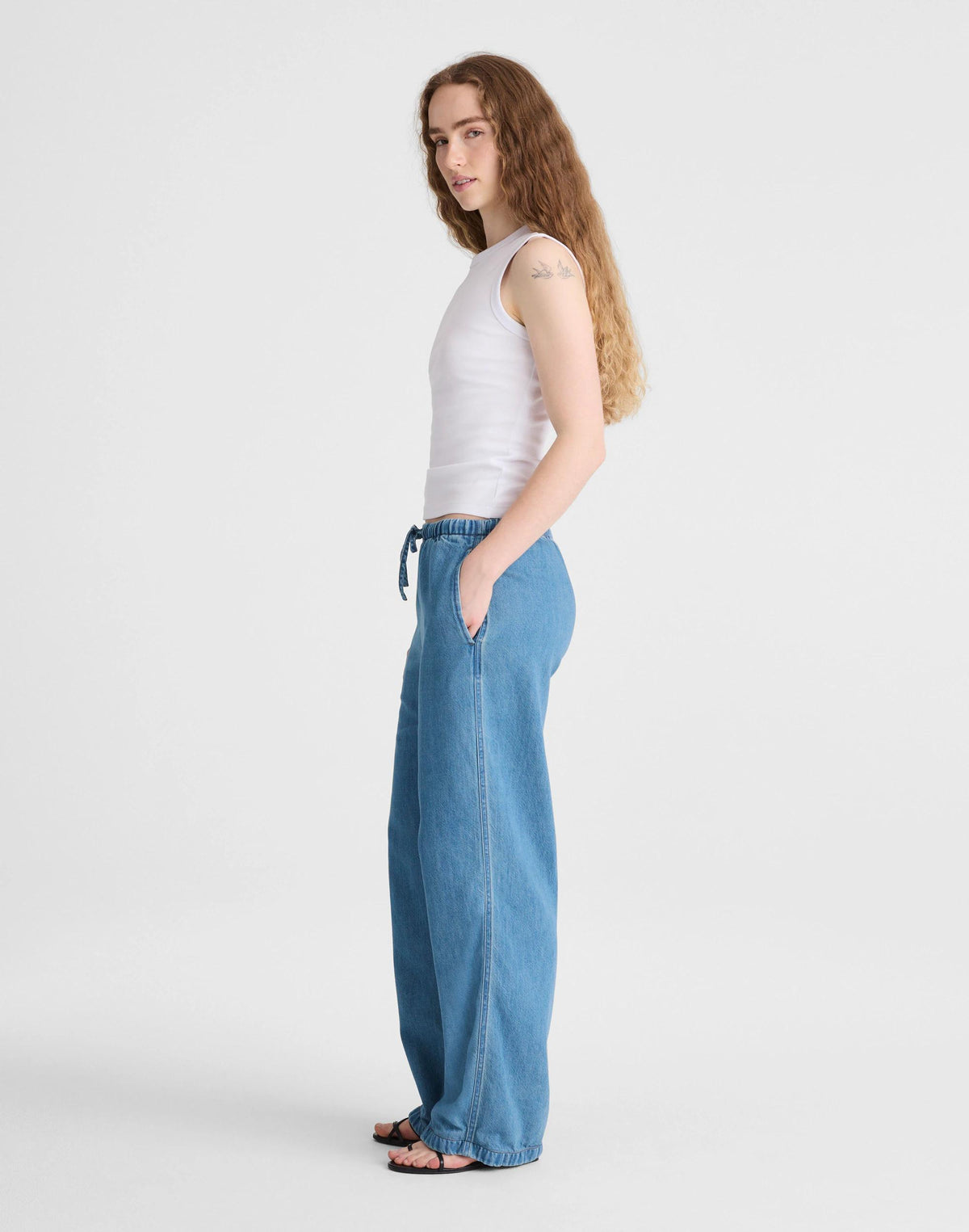 Pull-On Jeans in Airy Denim Lido Wash | Madewell