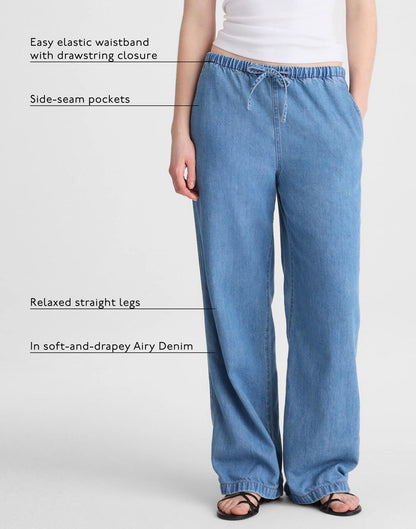 Pull-On Jeans in Airy Denim Lido Wash | Madewell