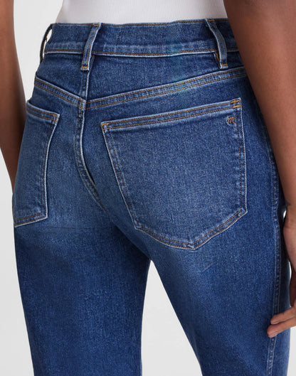 Circular Longline Straight Jean Storm Cloud Wash | Madewell