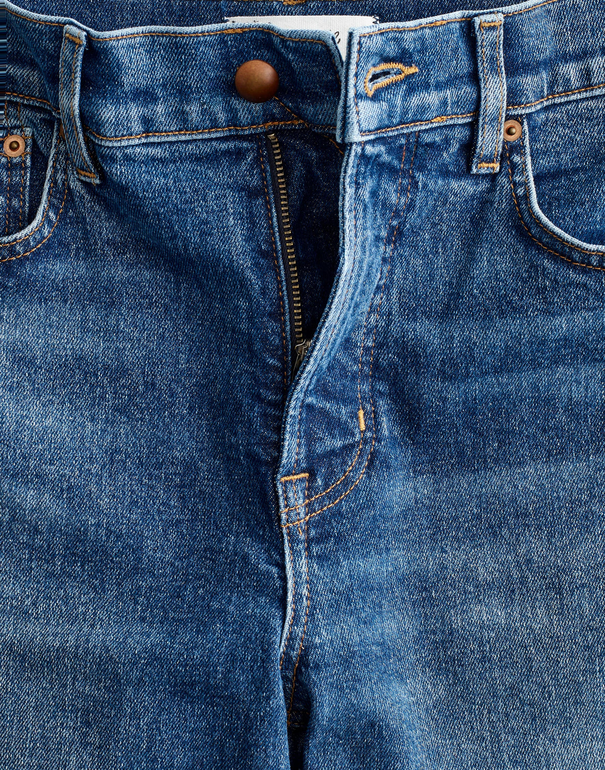 Circular Longline Straight Jean Storm Cloud Wash | Madewell