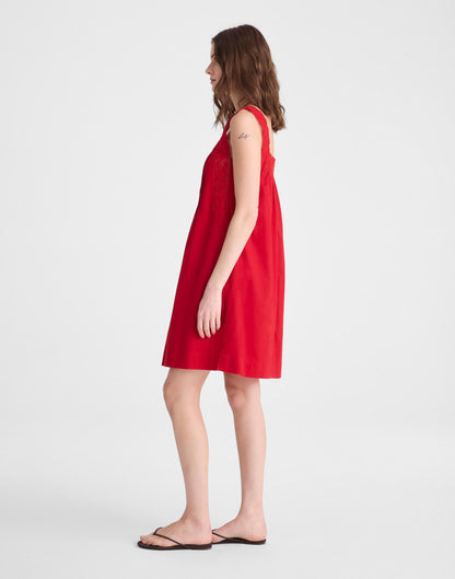 The Sophie Mini Dress Varsity Red | Madewell