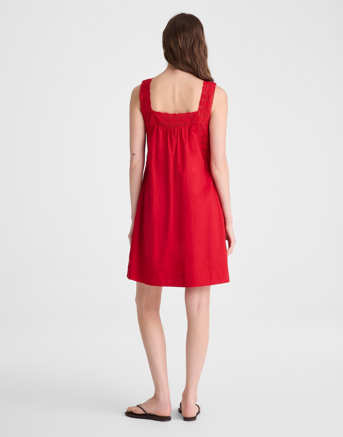 The Sophie Mini Dress Varsity Red | Madewell
