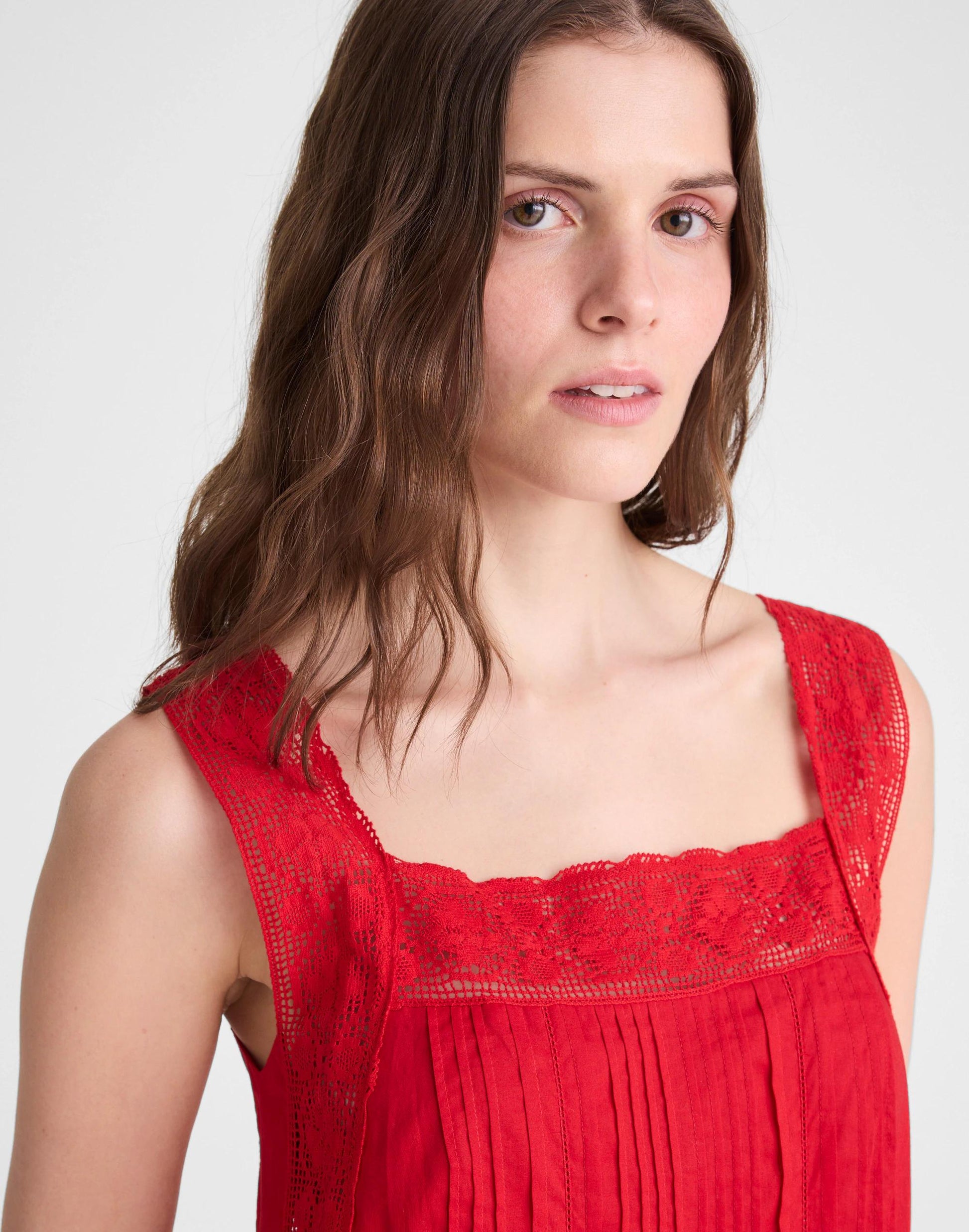The Sophie Mini Dress Varsity Red | Madewell