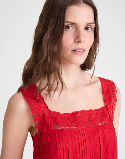 The Sophie Mini Dress Varsity Red | Madewell