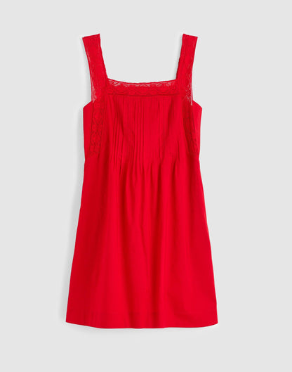 The Sophie Mini Dress Varsity Red | Madewell