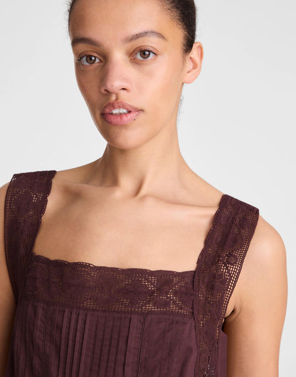The Sophie Mini Dress Burnt Cocoa | Madewell