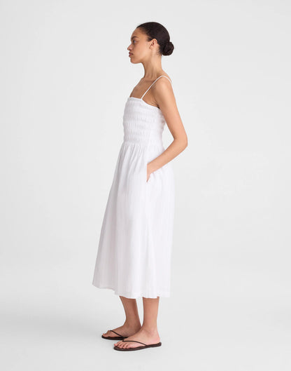 The Peyton Midi Dress White | Madewell