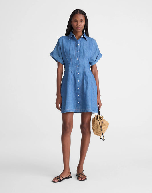 The Perry Denim Shirtdress Seaside Wash | Madewell