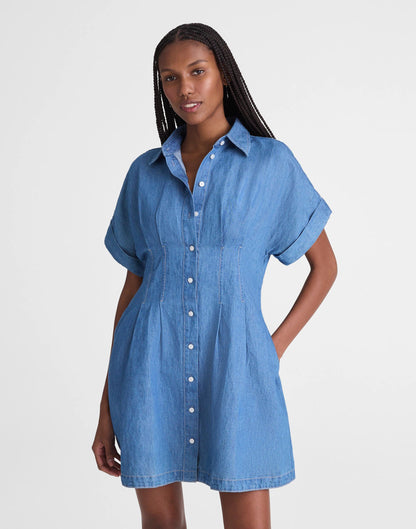 The Perry Denim Shirtdress Seaside Wash | Madewell