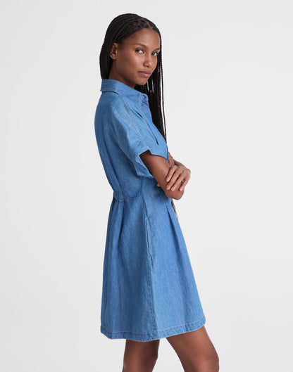 The Perry Denim Shirtdress Seaside Wash | Madewell