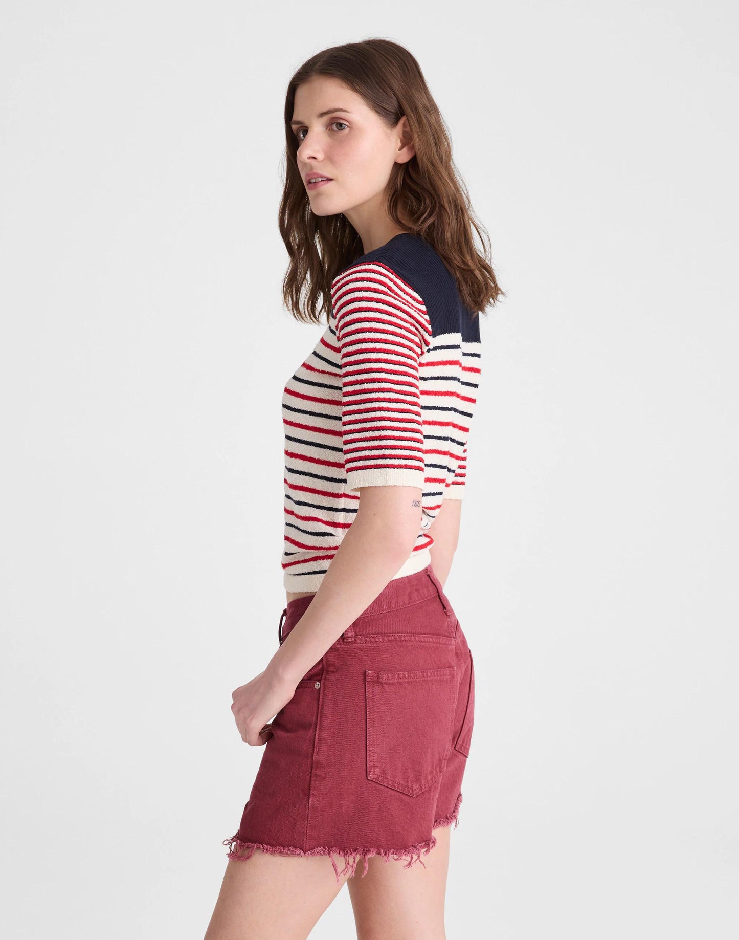 The Essex Baggy Short Dusty Merlot | Madewell