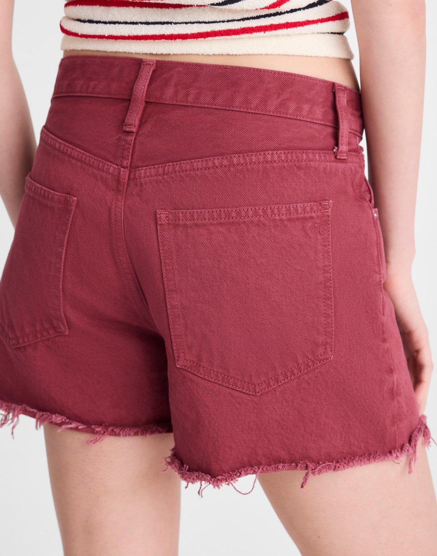 The Essex Baggy Short Dusty Merlot | Madewell