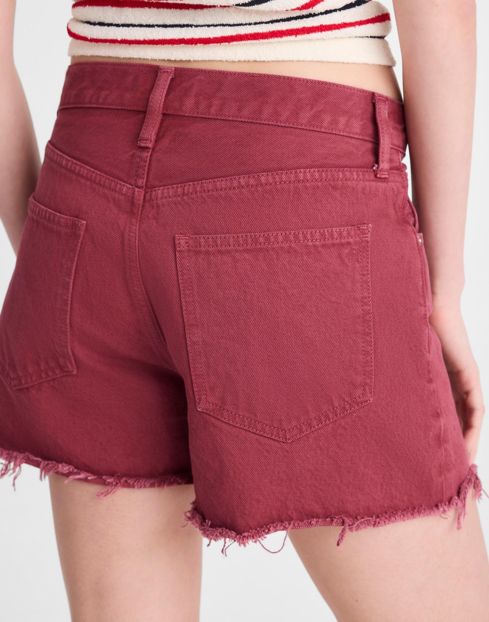 The Essex Baggy Short Dusty Merlot | Madewell