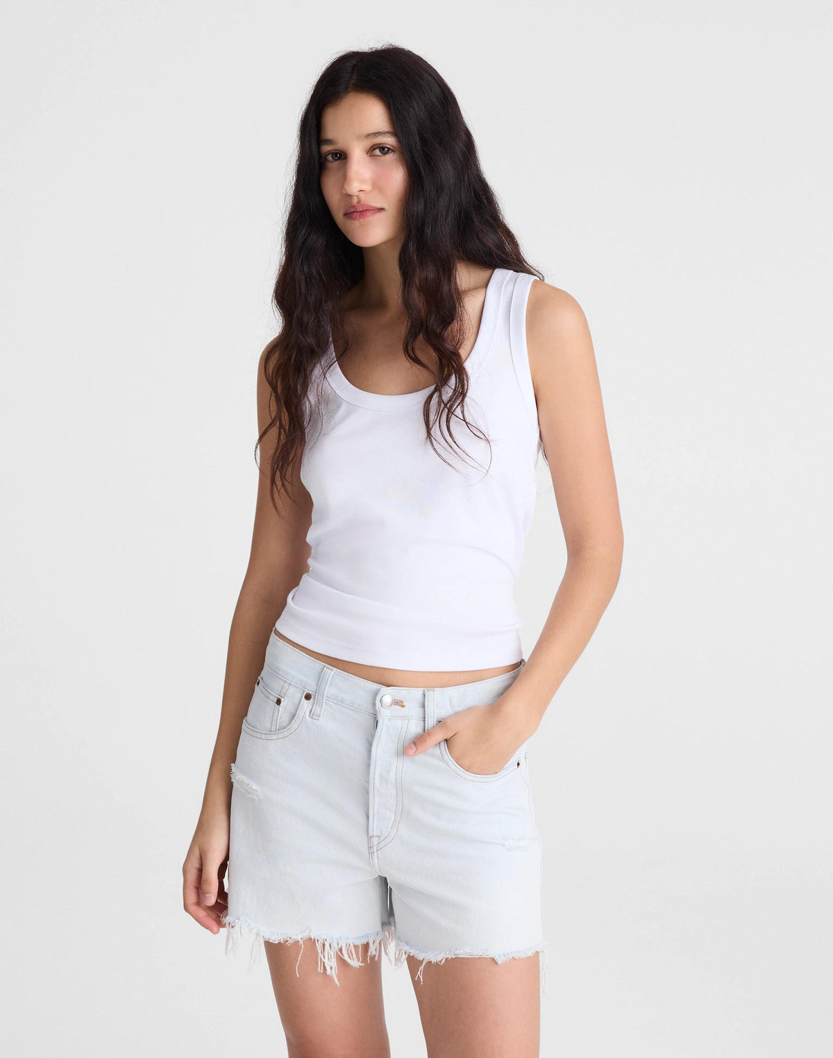 The Essex Baggy Short Extracted Sky Wash | Madewell