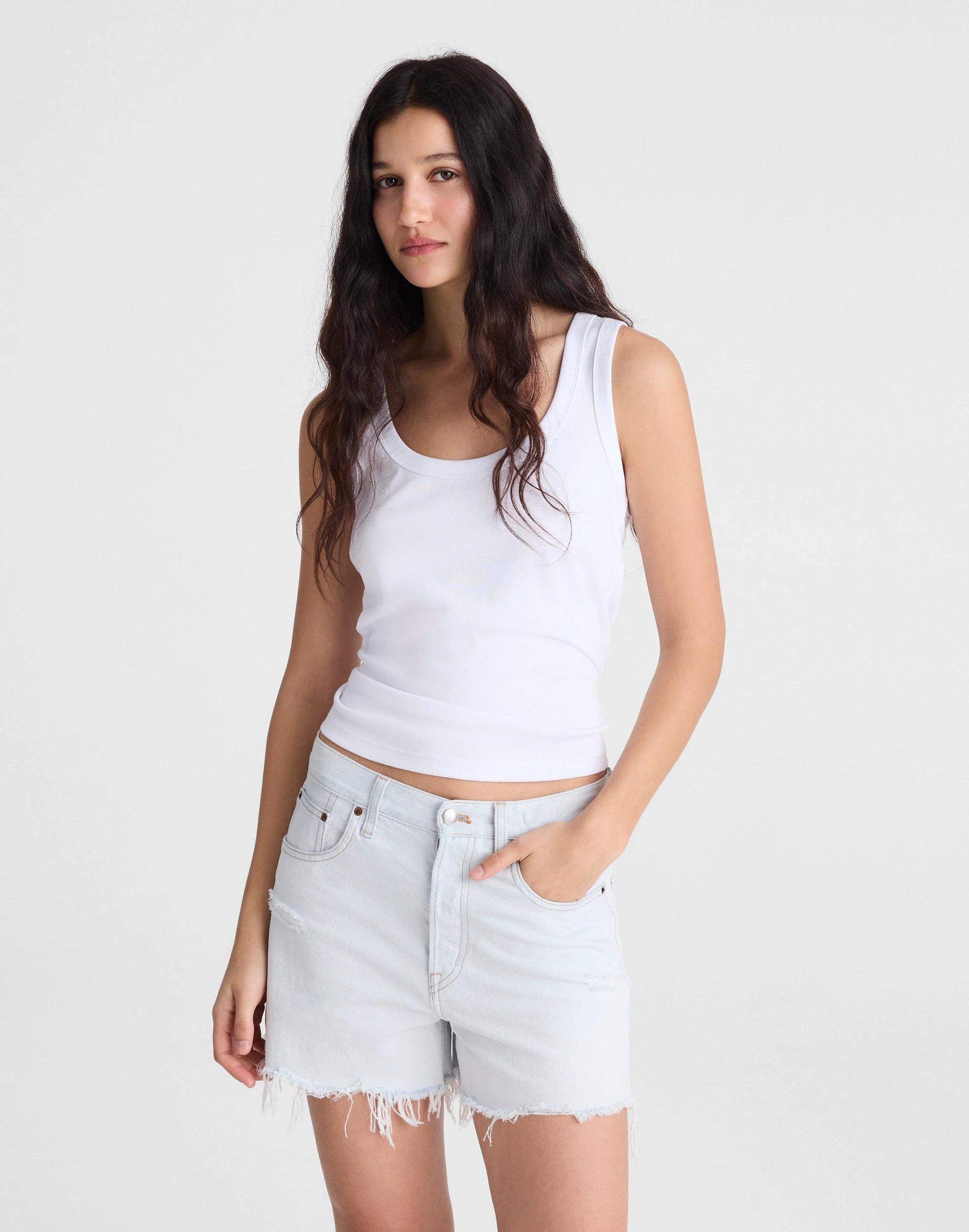 The Essex Baggy Short Extracted Sky Wash | Madewell
