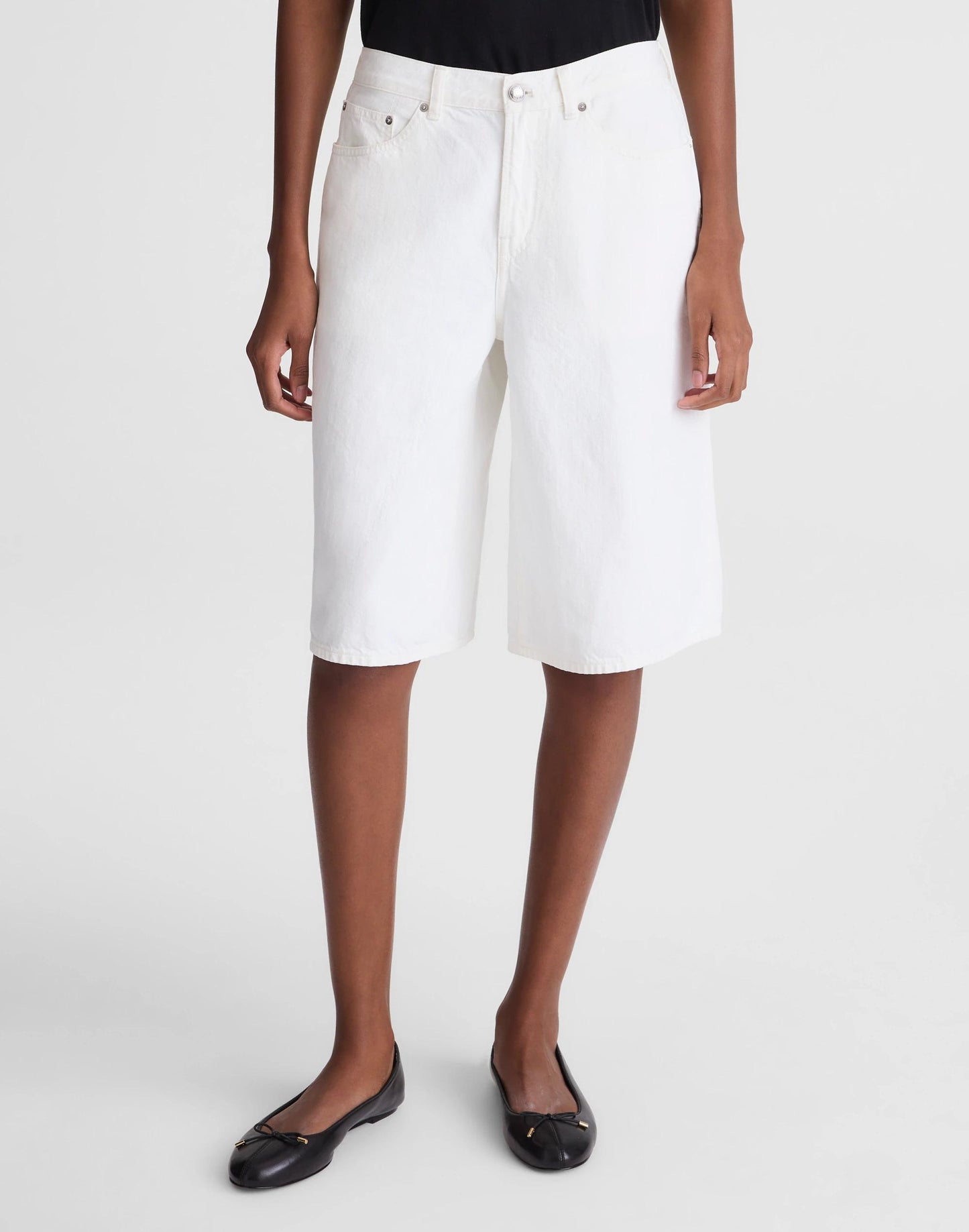 The V-Waist Bermuda Short Tile White | Madewell