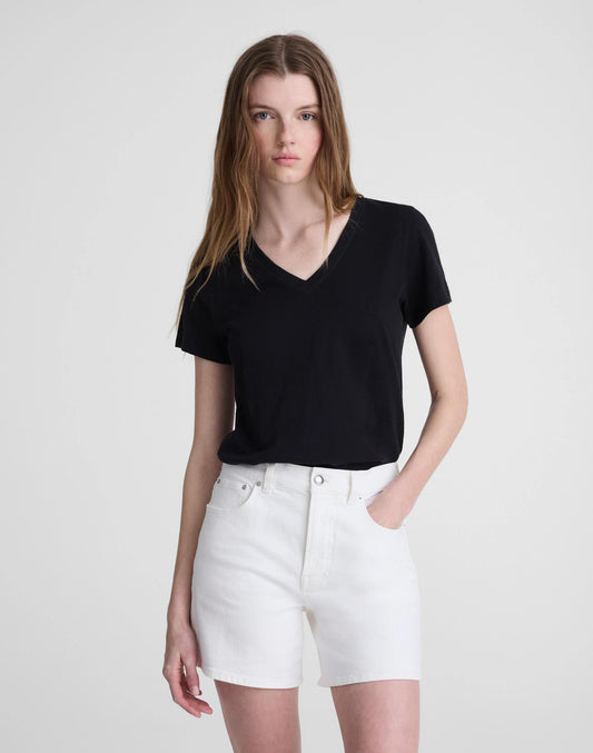 The Perfect Vintage Mid-Length Jean Short Tile White | Madewell