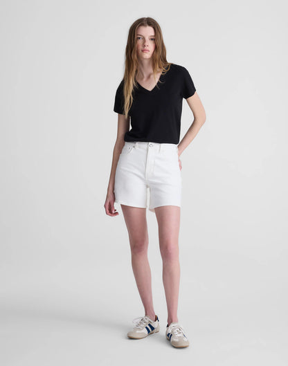 The Perfect Vintage Mid-Length Jean Short Tile White | Madewell
