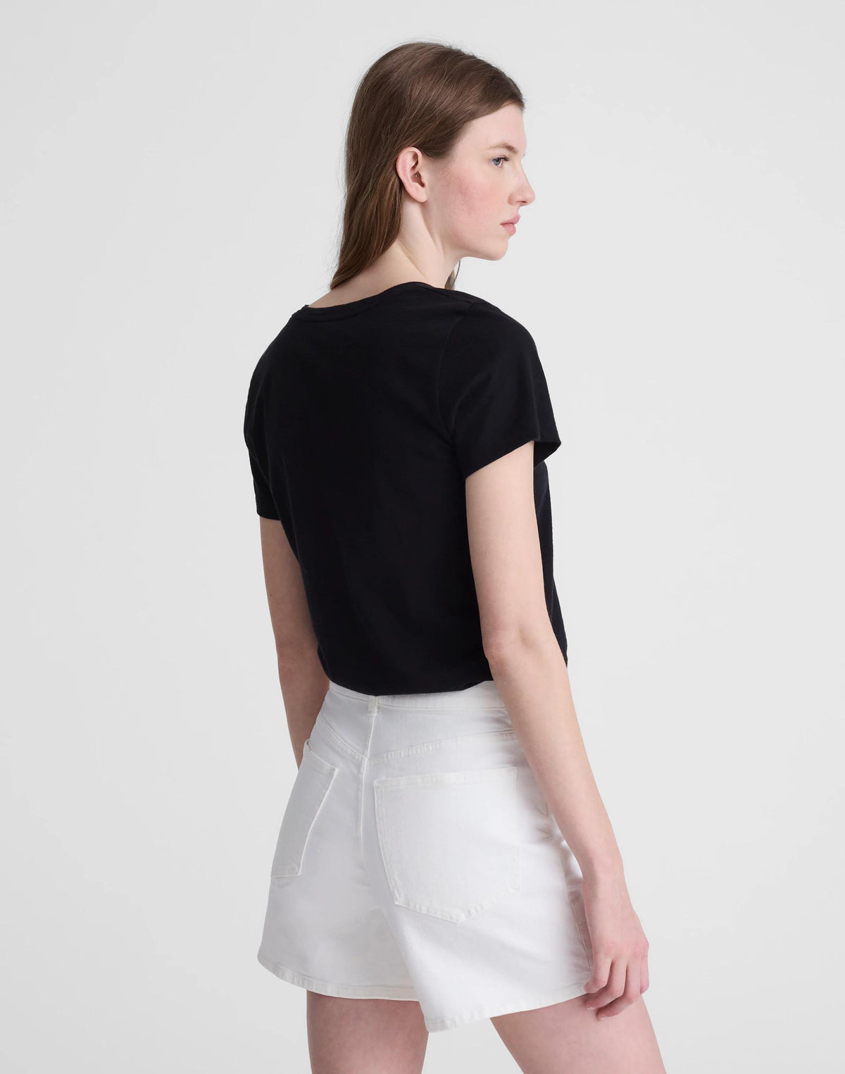 The Perfect Vintage Mid-Length Jean Short Tile White | Madewell