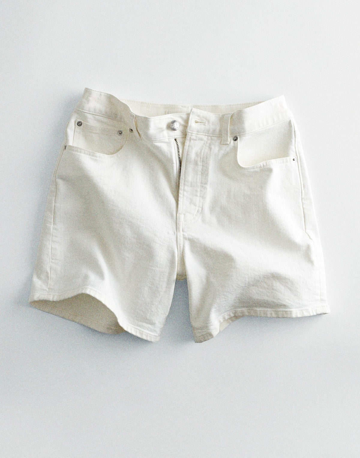 The Perfect Vintage Mid-Length Jean Short Tile White | Madewell
