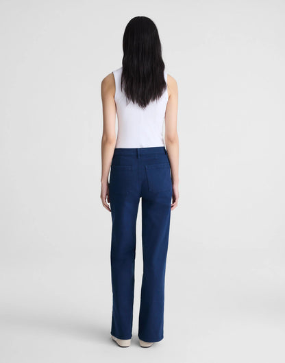 The Emmy Wide-Leg Pant Classic Indigo | Madewell