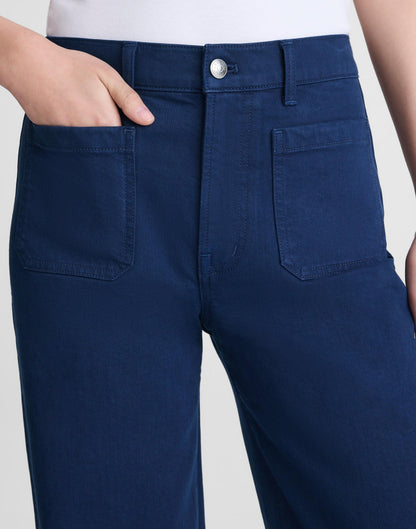 The Emmy Wide-Leg Pant Classic Indigo | Madewell