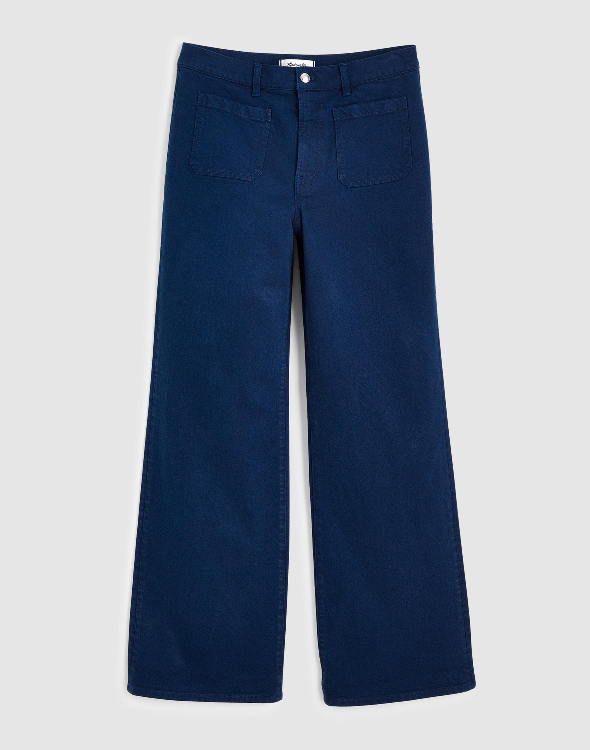 The Emmy Wide-Leg Pant Classic Indigo | Madewell