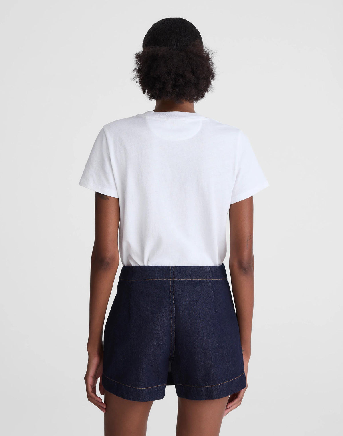 Denim Wrap Mini Skort Rinse Wash | Madewell