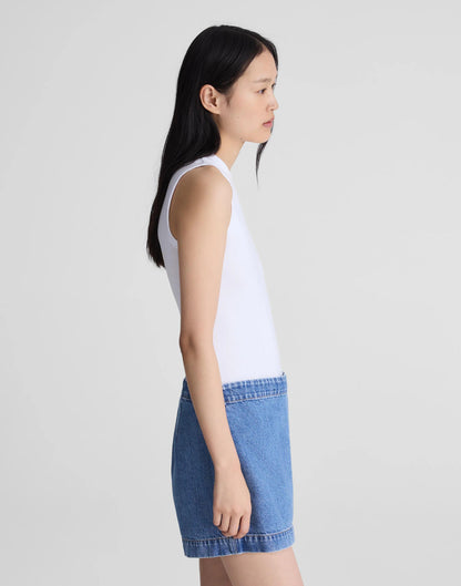 Denim Wrap Mini Skort Midvale Wash | Madewell