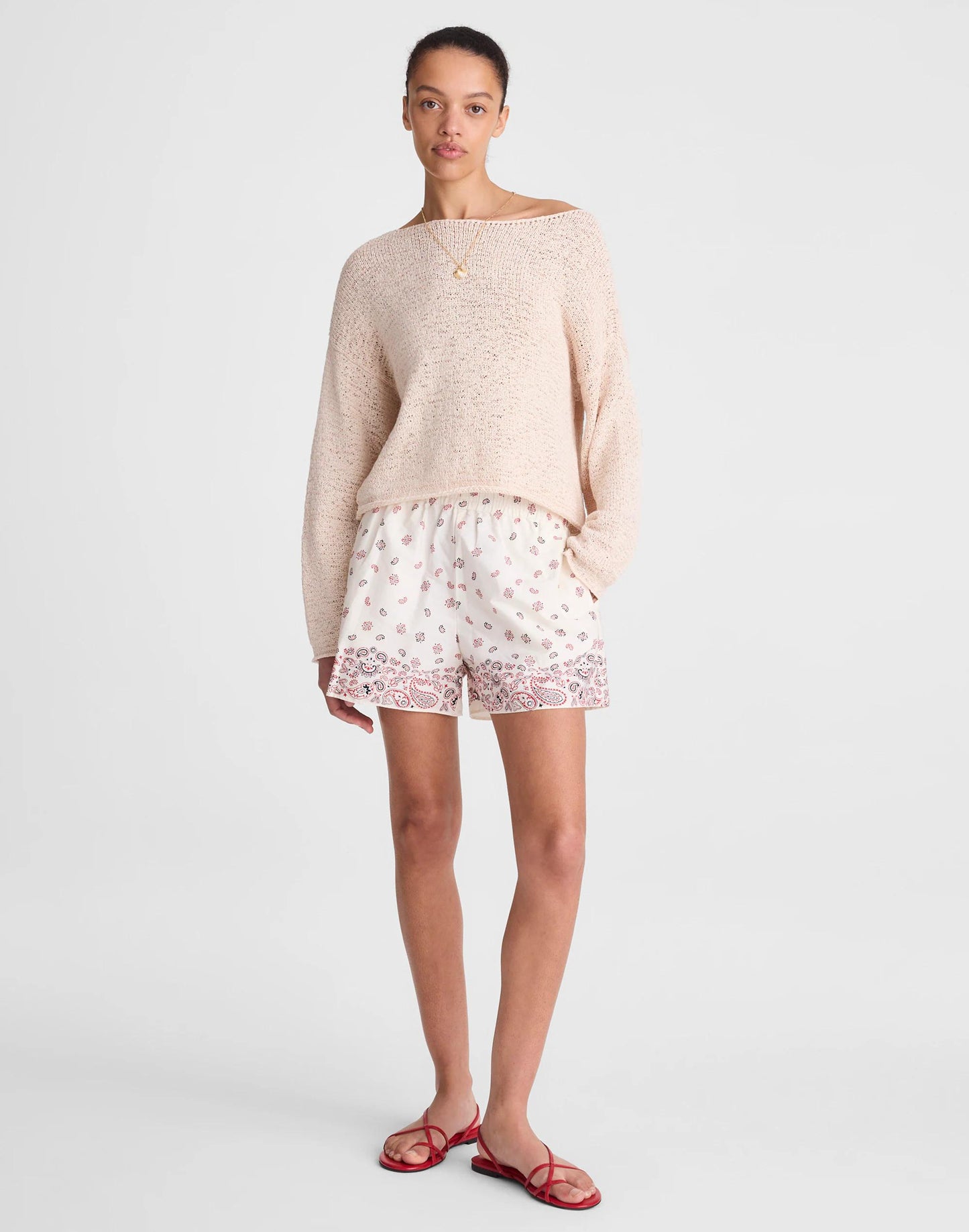 Boatneck Pullover Sweater Oatly | Madewell