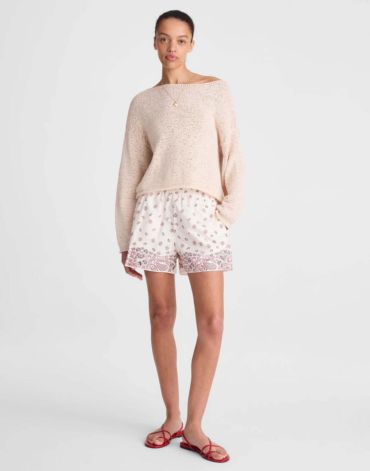 Boatneck Pullover Sweater Oatly | Madewell