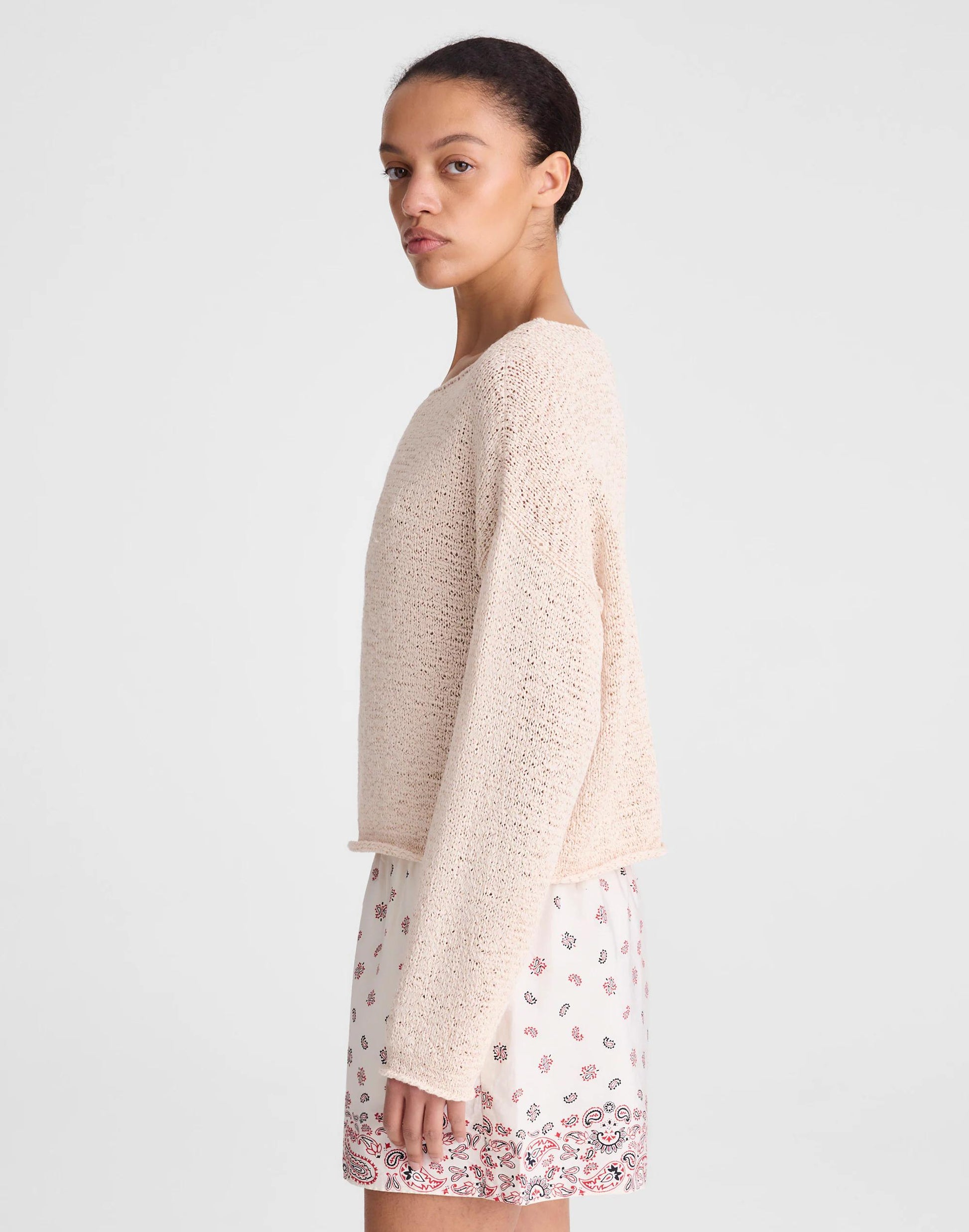 Boatneck Pullover Sweater Oatly | Madewell