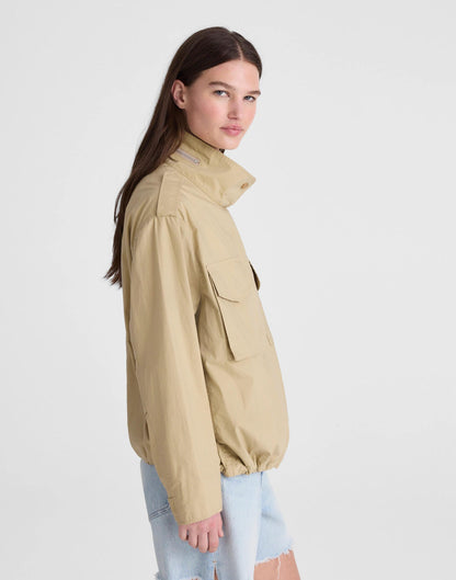 Field Jacket in Washed Poplin Fennel Seed | Madewell