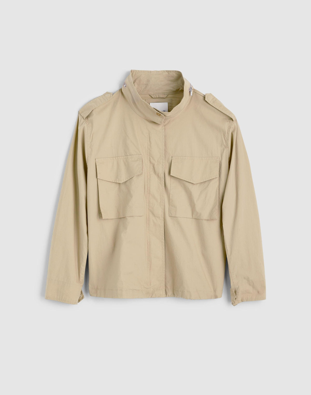 Field Jacket in Washed Poplin Fennel Seed | Madewell