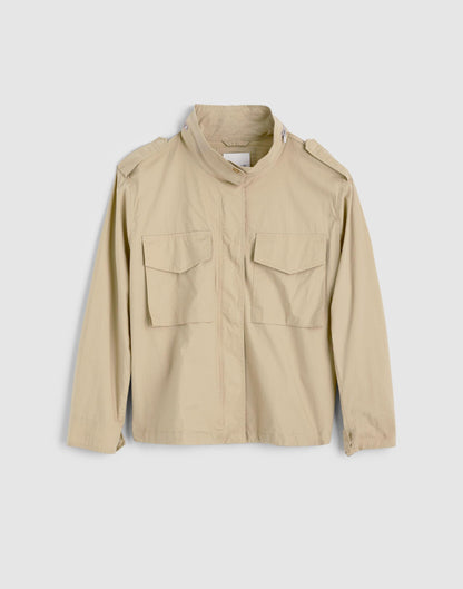 Field Jacket in Washed Poplin Fennel Seed | Madewell