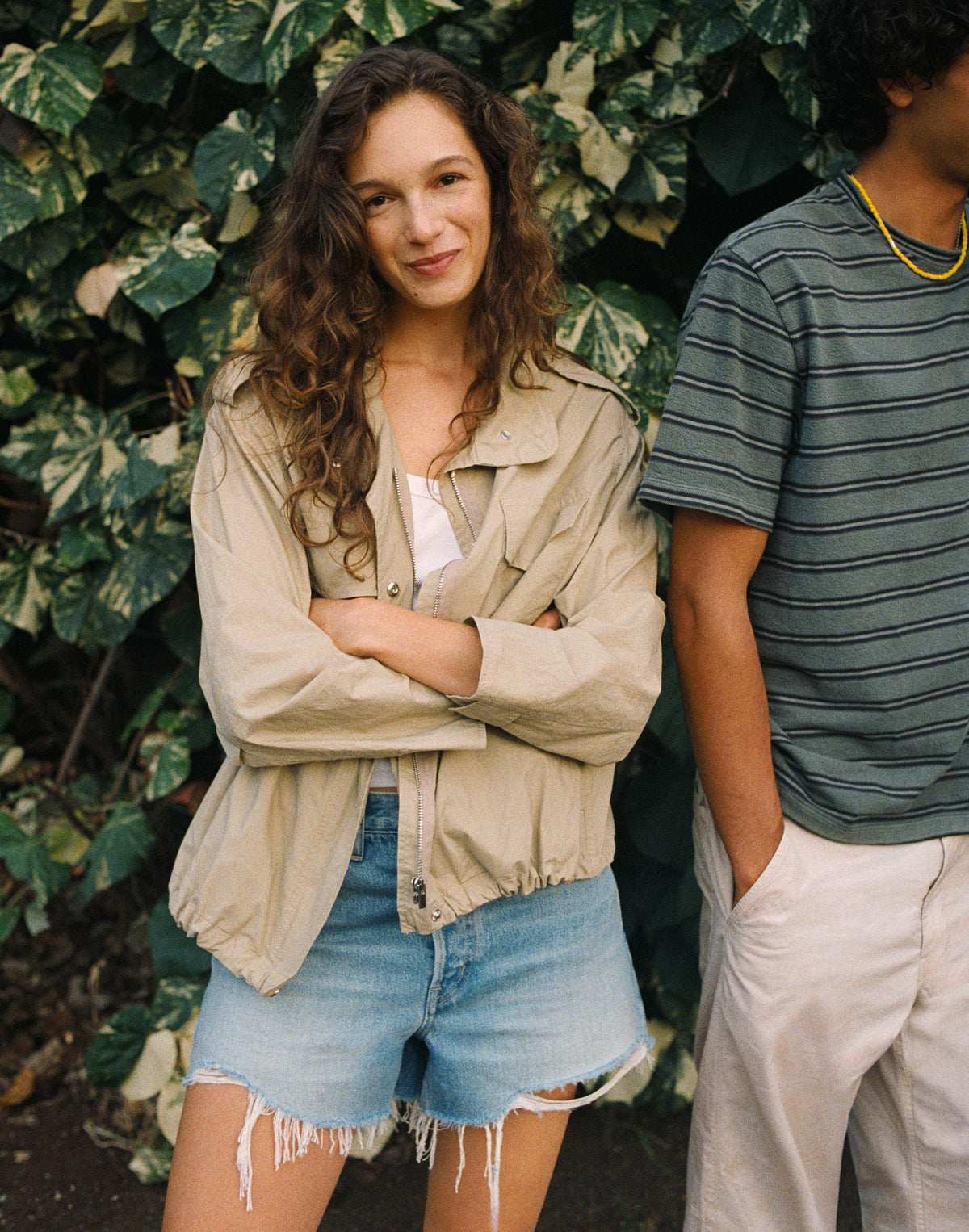 Field Jacket in Washed Poplin Fennel Seed | Madewell