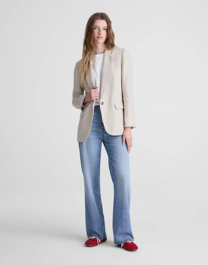 The Mercer Relaxed Blazer Oat | Madewell