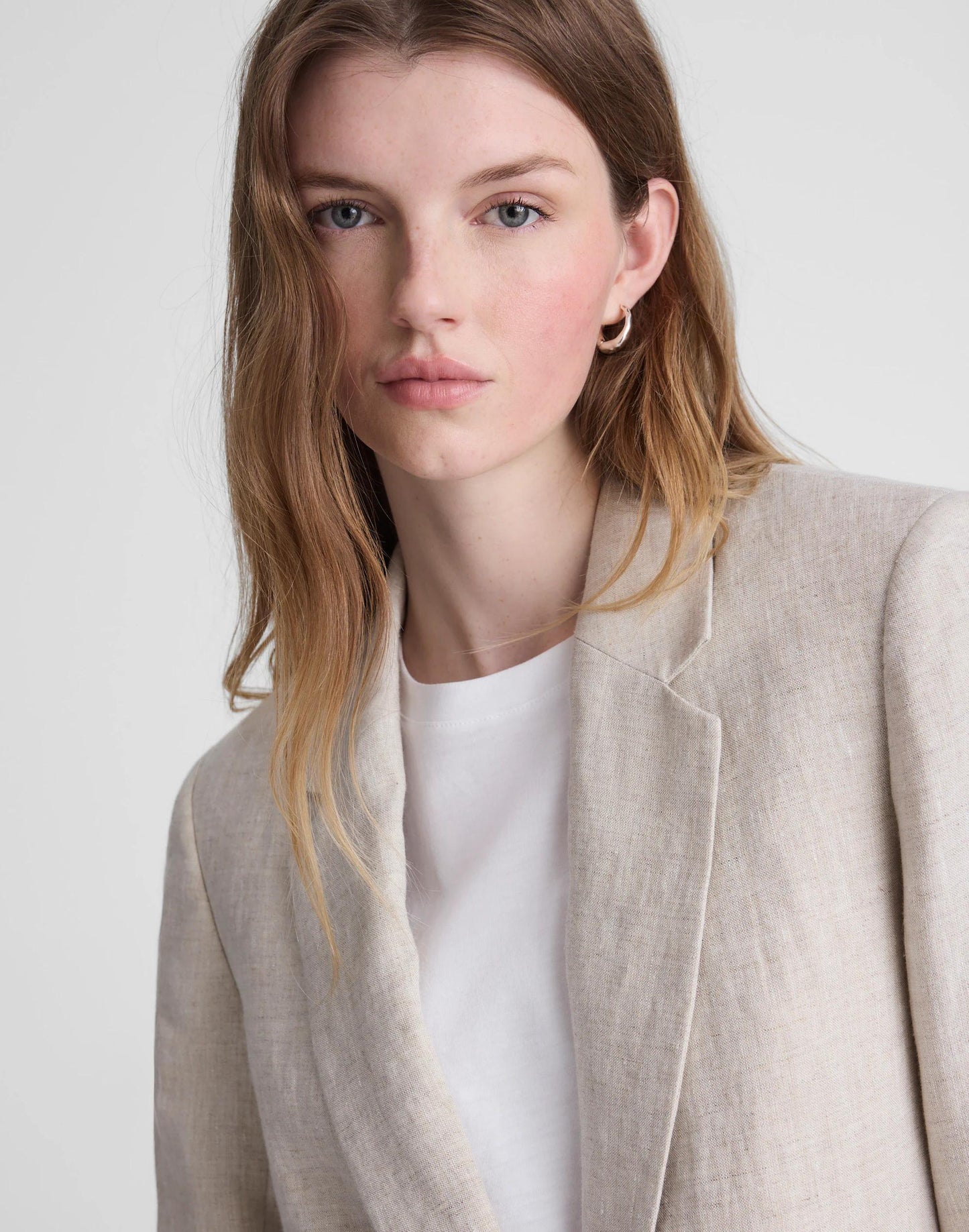The Mercer Relaxed Blazer Oat | Madewell