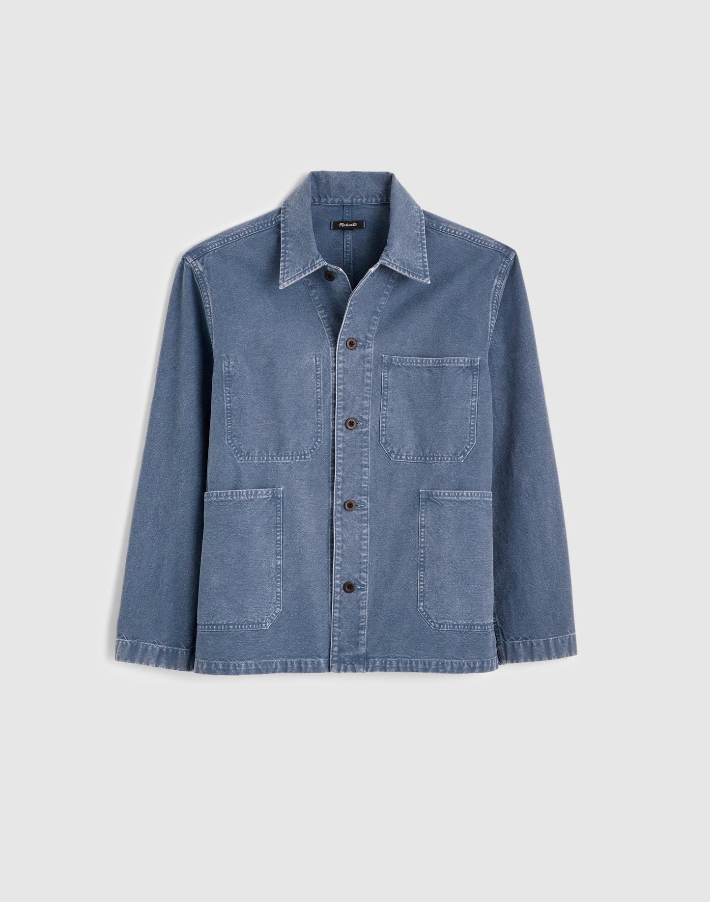 Chore Jacket in Cotton-Hemp Blend French Blue | Madewell