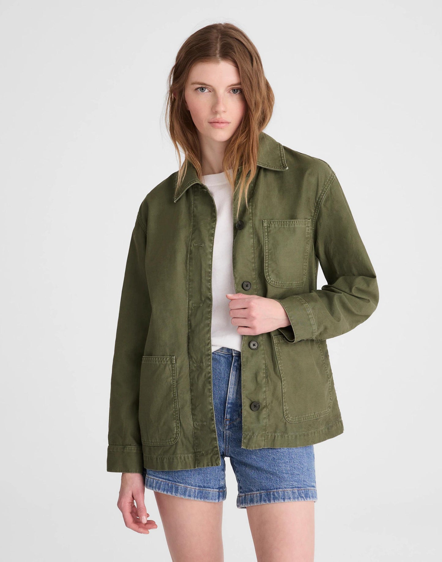 Classic Chore Jacket in Cotton Twill Faded Ivy | Madewell