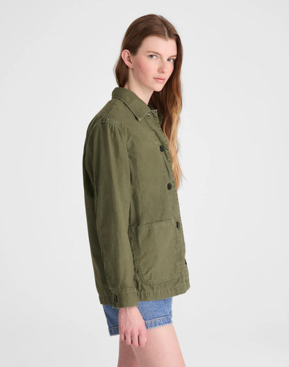 Classic Chore Jacket in Cotton Twill Faded Ivy | Madewell