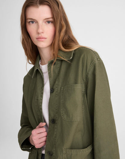 Classic Chore Jacket in Cotton Twill Faded Ivy | Madewell