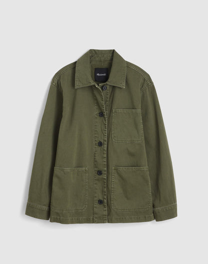 Classic Chore Jacket in Cotton Twill Faded Ivy | Madewell