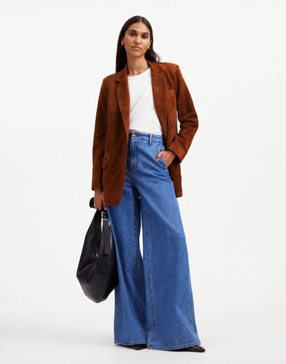 The Kline Blazer Soft Mahogany | Madewell