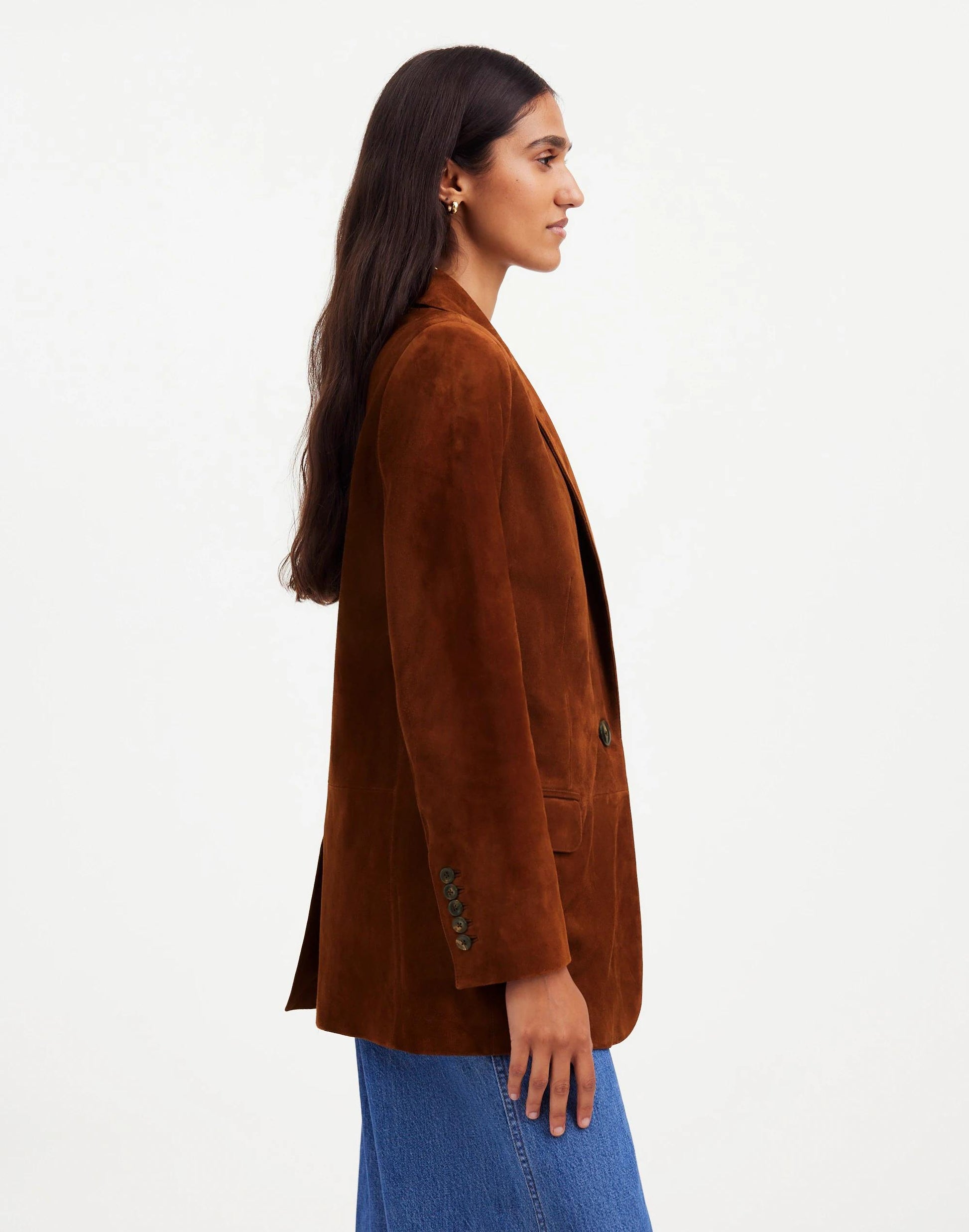 The Kline Blazer Soft Mahogany | Madewell