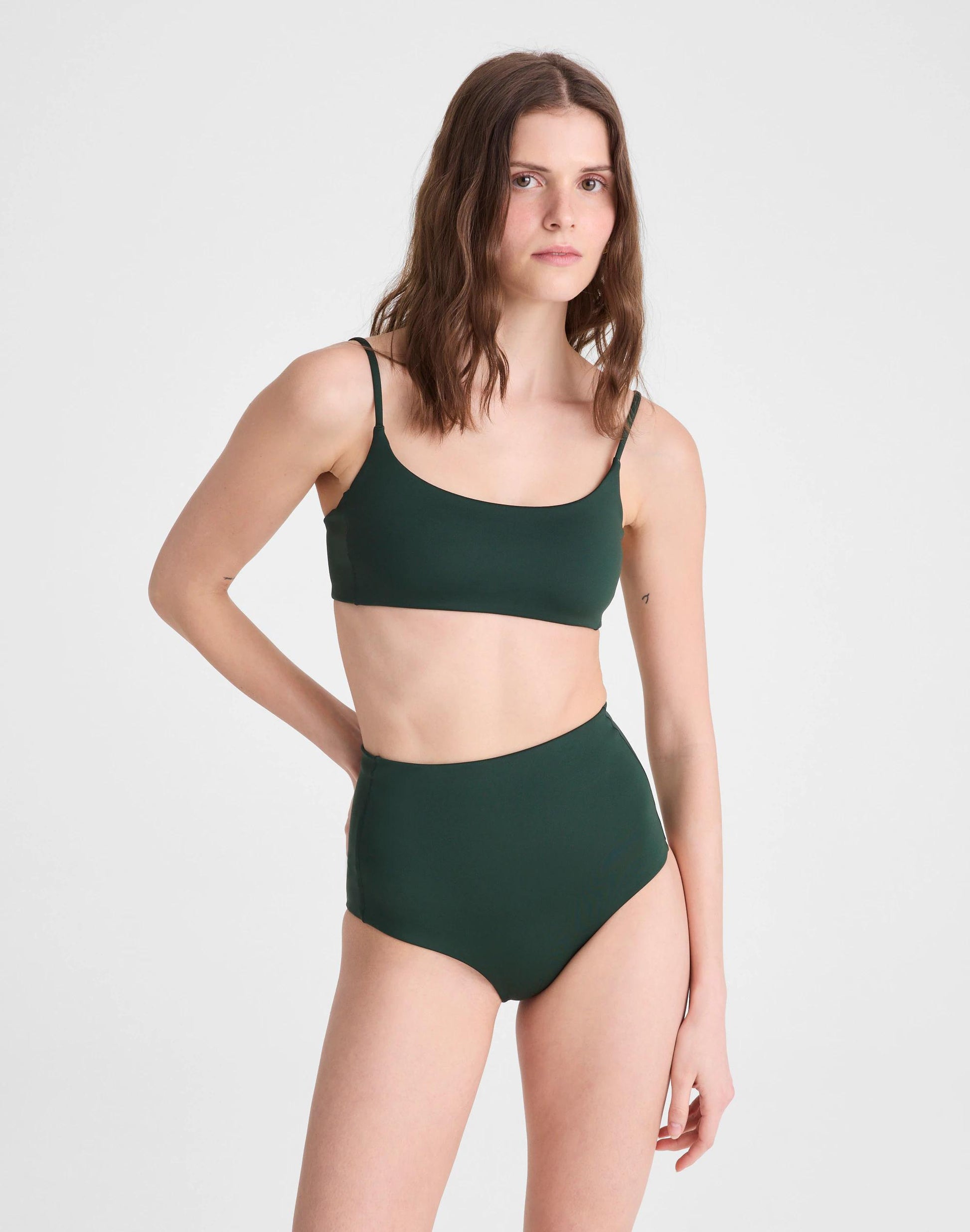 Left On Friday Pool Days Bikini Top Palm | Madewell
