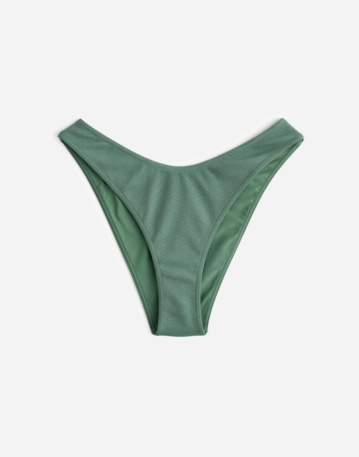 Zulu & Zephyr Eucalyptus Textured Bikini Bottom Eucalyptus | Madewell