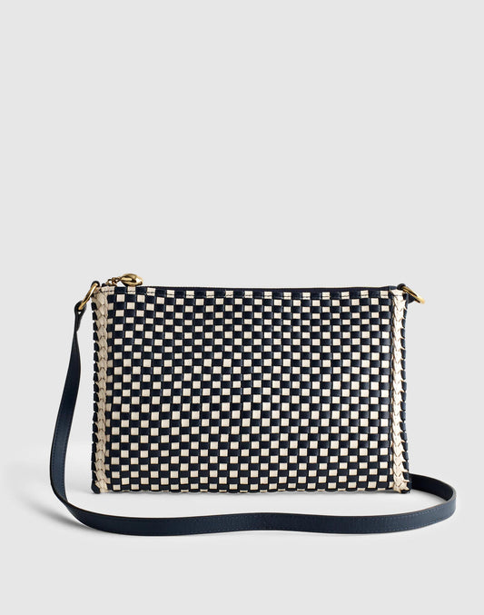 The Signature Woven Crossbody Pouch Juniper Berry Multi | Madewell