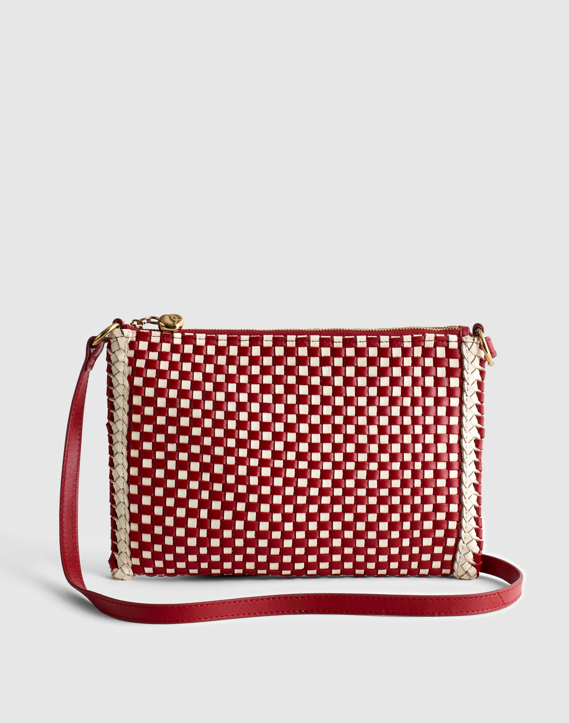 The Signature Woven Crossbody Pouch Bright Ember Multi | Madewell